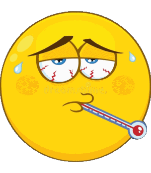 Krank Emoticons Nachrichten 