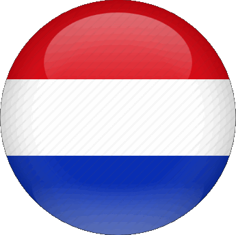 Rond Pays-Bas Europe Drapeaux 