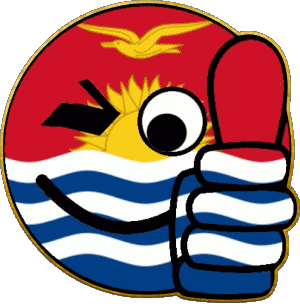 Faccina - OK Kiribati Oceania Bandiere 