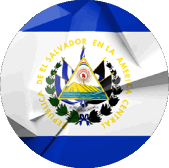 Runde Salvador Amerika Fahnen 