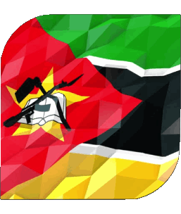 Platz Mozambique Afrika Fahnen 