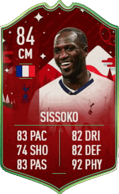 Moussa Sissoko Frankreich F I F A - Karten Spieler Videospiele Multimedia 