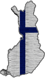 Map Finland Europe Flags 