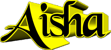 Aisha A FEMININE - Maghreb Muslim First Names 