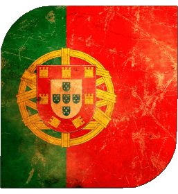 Quadrato Portogallo Europa Bandiere 