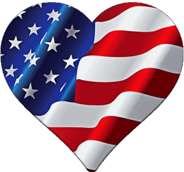 Cuore U.S.A - Nazionale America Bandiere 