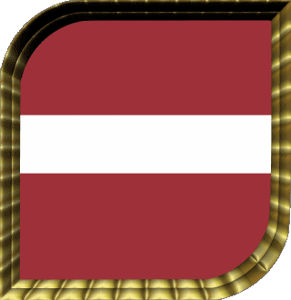 Square Latvia Europe Flags 