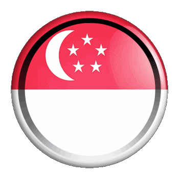 Round - Rings Singapore Asia Flags 