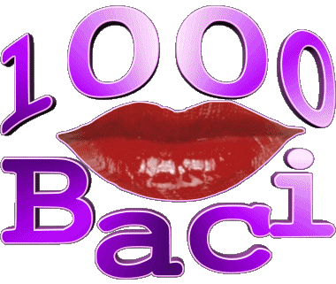 1000 Baci Italien Messages 