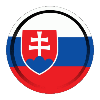 Rond - Anneaux Slovaquie Europe Drapeaux 