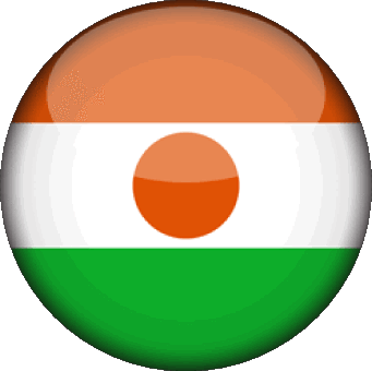 Rond Niger Afrique Drapeaux 