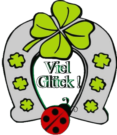 05 Transparent Background Viel Glück German Messages 