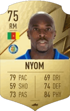 Allan Nyom Cameroon F I F A - Card Players Video Games Multi Media 