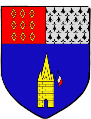 LARMOR PLAGE 56 Abteilungen - Städte Frankreich Fahnen 