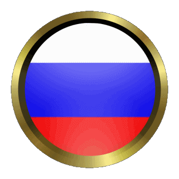 Rund - Ringe Russland Europa Fahnen 