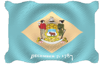 Welligkeit Delaware U.S.A - States Amerika Fahnen 