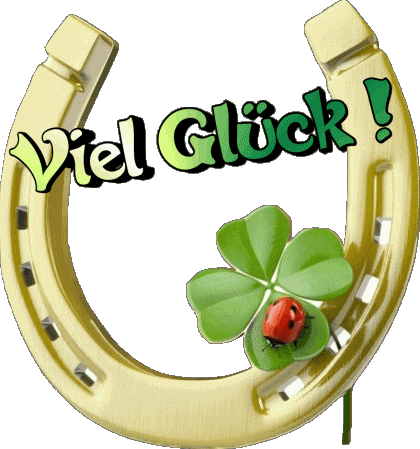 08 Transparent Background Viel Glück German Messages 