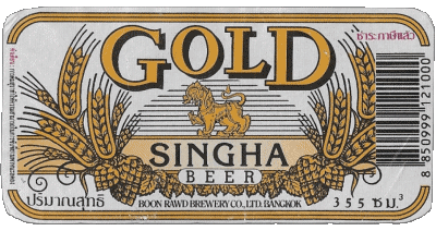 Singha Thailand Bier Getränke 