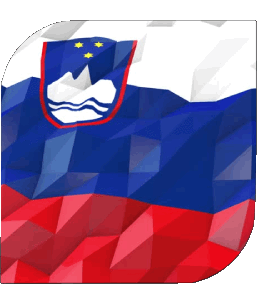 Carré Slovénie Europe Drapeaux 
