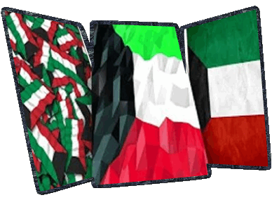 Forma 01 Kuwait Asia Bandiere 