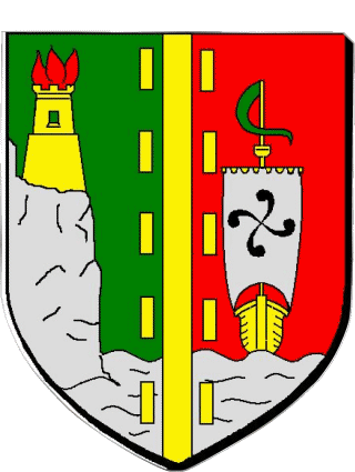 Blasón-Blasón BIDART 64 Departamentos - Ciudades Francia Banderas 