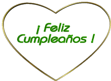 001 Corazón Feliz Cumpleaños Spanisch Nachrichten 