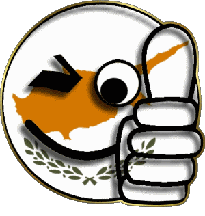 Faccina - OK Cipro Europa Bandiere 