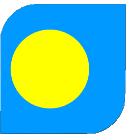 Carré Palaos Océanie Drapeaux 