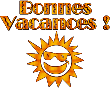 04 Fondo transparente Bonnes Vacances Francés Mensajes 