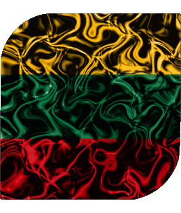Square Lithuania Europe Flags 
