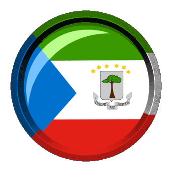 Rotondo - Anelli Guinea Equatoriale Africa Bandiere 