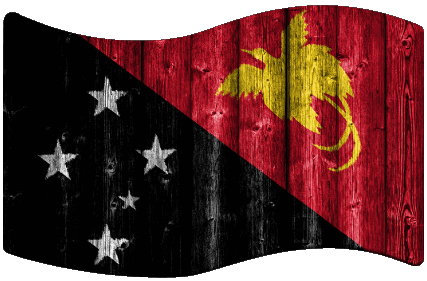 Rechteck Papua Neu-Guinea Ozeanien Fahnen 