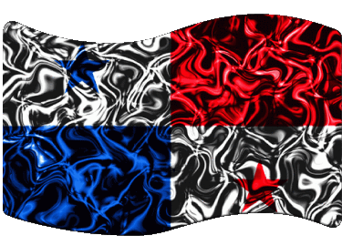 Rectangle Panama America Flags 