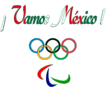 Juegos Olímpicos Vamos México Español Mensajes 