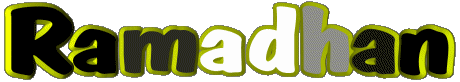 Ramadhan R MASCULINE - Maghreb Muslim First Names 