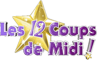 Logo-Logo Les 12 coups de midi T.F.1 Jeux Divers Programa de TV Multimedia 