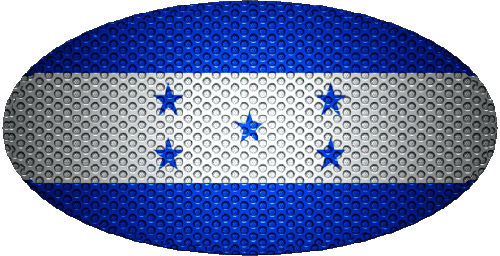Ovale Honduras America Bandiere 