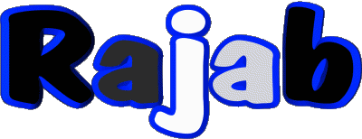 Rajab R MASCULINO - Magreb Musulmán Nombre 