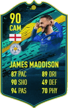 James Maddison Inghilterra F I F A - Giocatori carte Videogiochi Multimedia 