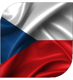 Square Czech Republic Europe Flags 