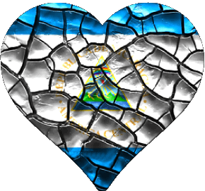 Corazón Nicaragua América Banderas 