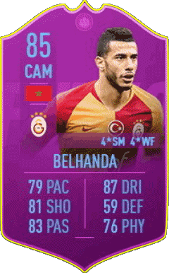 Younès Belhanda Morocco F I F A - Card Players Video Games Multi Media 