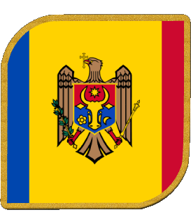 Carré Moldavie Europe Drapeaux 