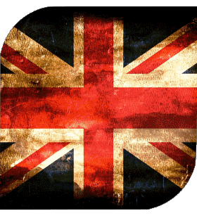 Quadrato UK Europa Bandiere 