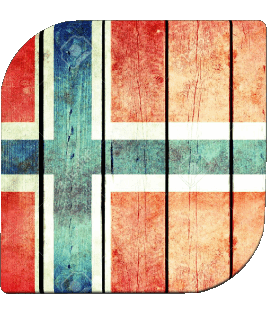 Square Norway Europe Flags 