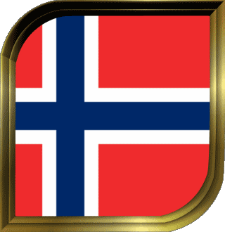Square Norway Europe Flags 