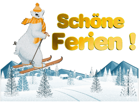 Serie 06 Schöne Ferien Winter Alemán Mensajes 