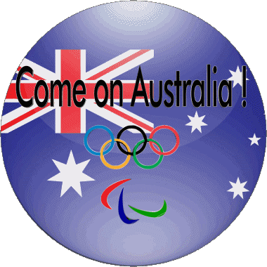 Olympic Games 02 Come on Australia Inglés Mensajes 