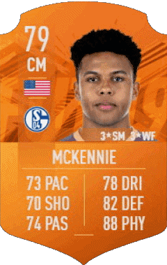 Weston McKennie U S A F I F A - Giocatori carte Videogiochi Multimedia 