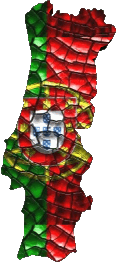 Mapa Portugal Europa Banderas 